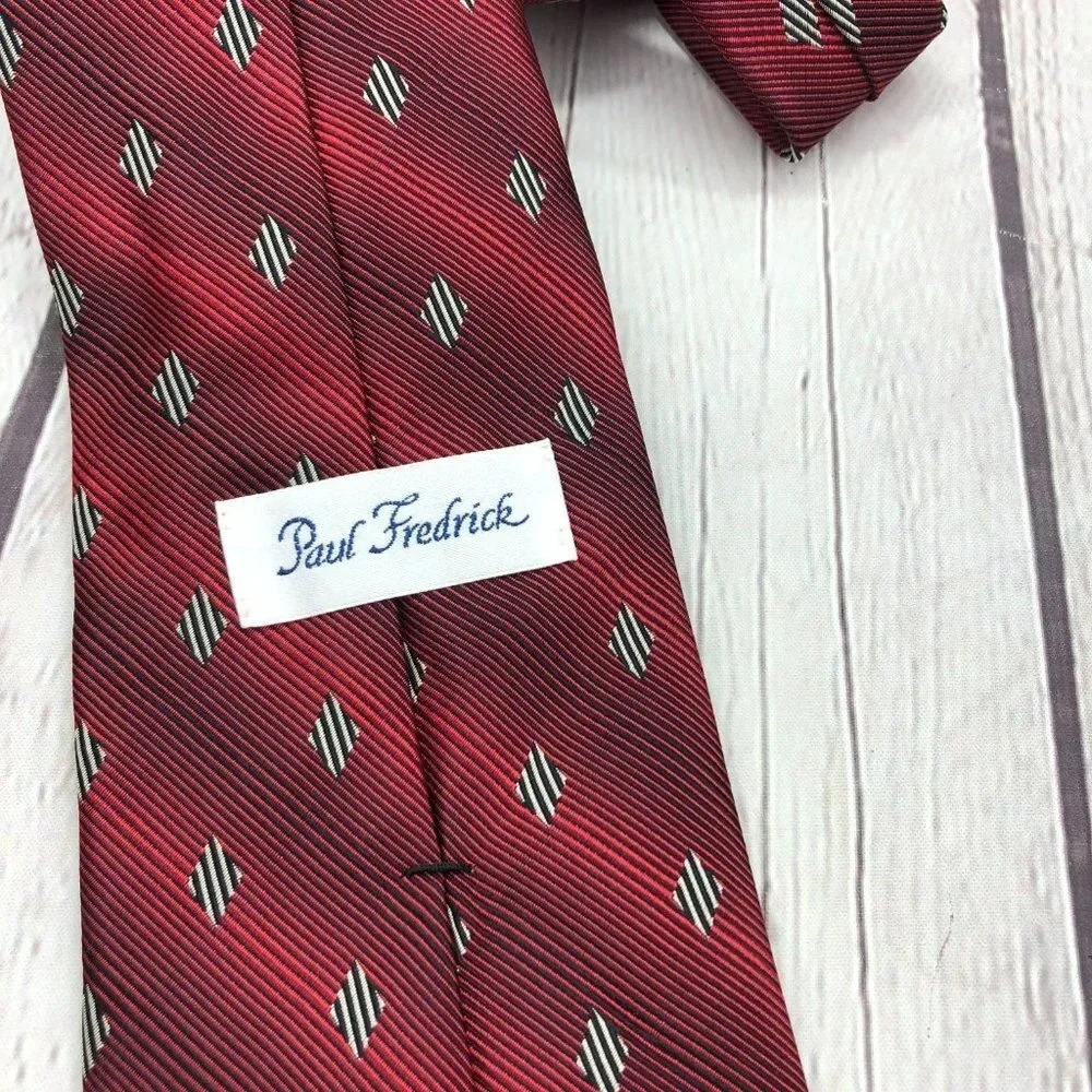 paul Fredrick silk neck tie - Picture 5 of 6